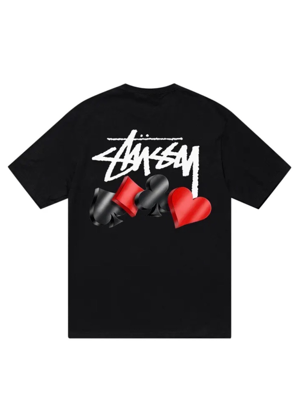 Stussy SUITS TEE BLACK
